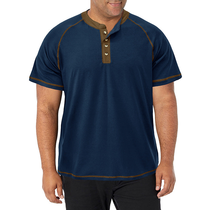 Large Size Soft Cotton Short Sleeve T-Shirt