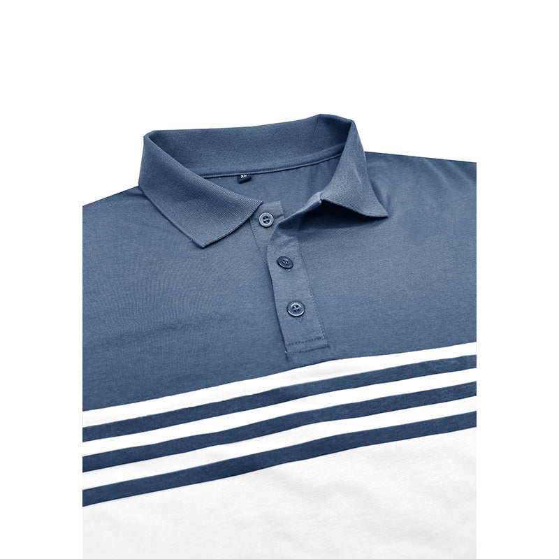 Classic Striped Panel T-Shirt