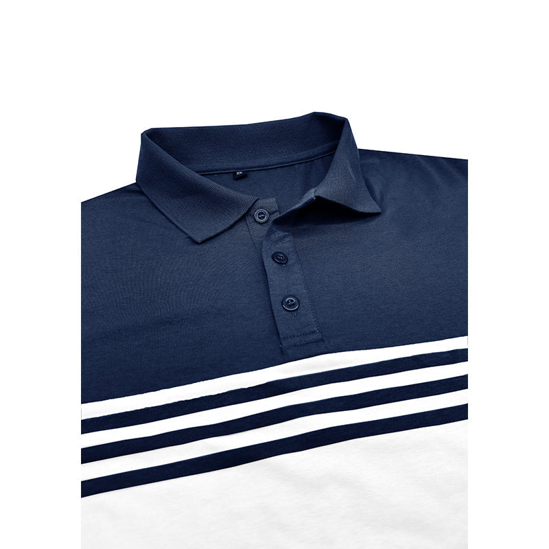 Classic Striped Panel T-Shirt