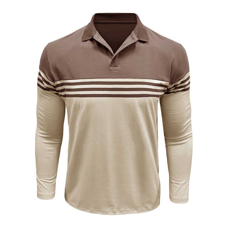 Classic Striped Panel T-Shirt